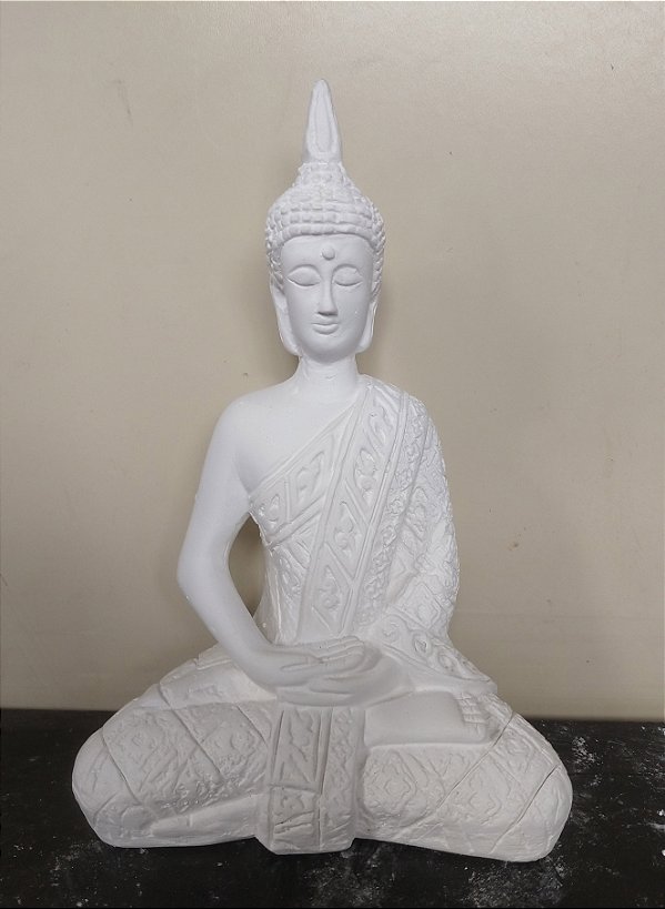 Buda 15cm Gesso Cru