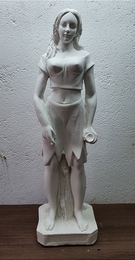 Pombagira Farrapo 40cm Gesso Cru