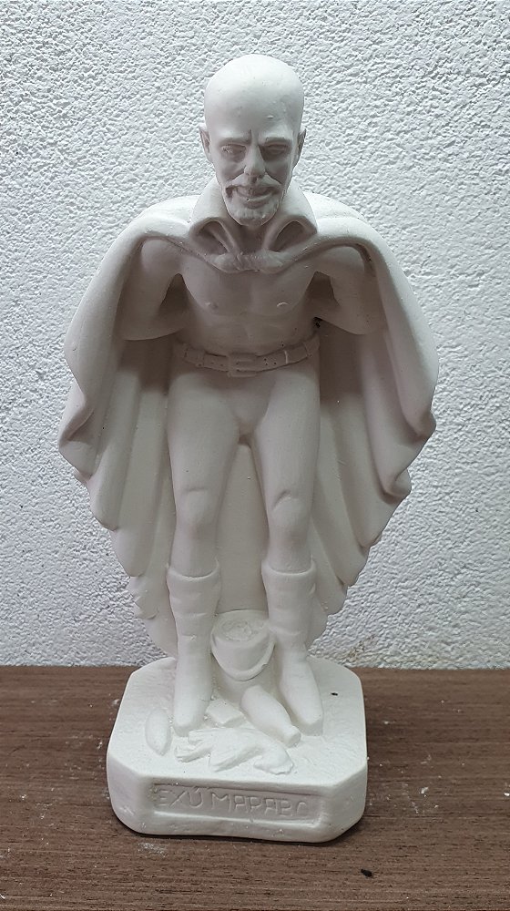 Exu Marabo 24cm Gesso Cru