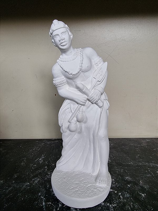 Orixá Exu 30cm Gesso Cru