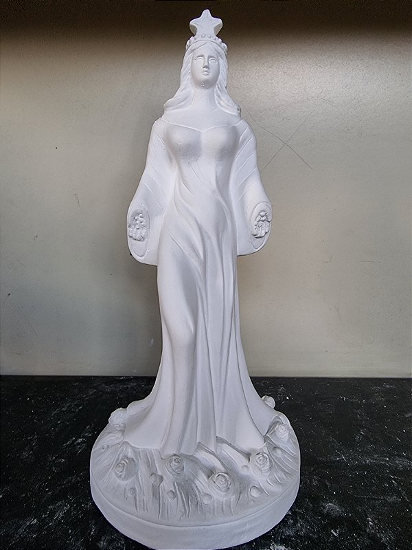 Orixá Iemanjá 30cm Gesso Cru