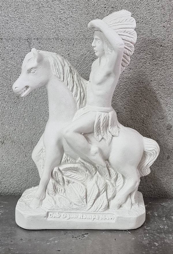 Ogum Rompe Mato 23cm Gesso Cru