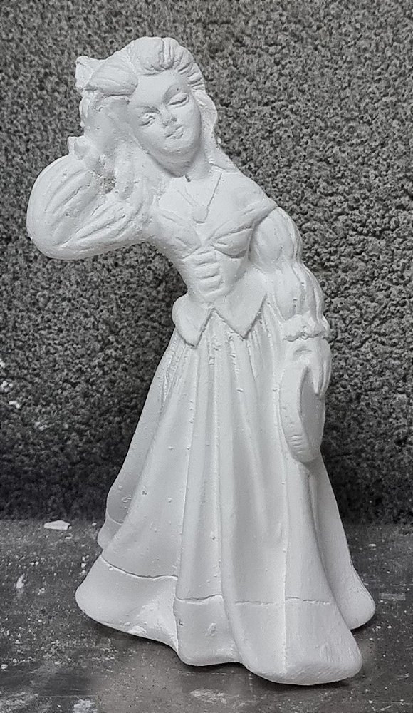 Cigana 11cm Gesso Cru