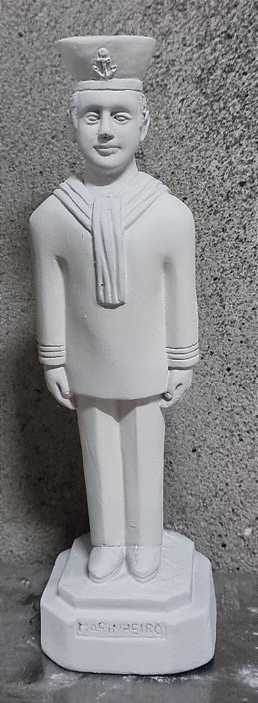 Marinheiro 23cm Gesso Cru