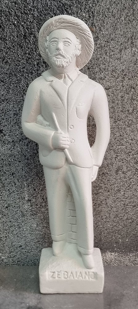 Zé Baiano 23cm Gesso Cru