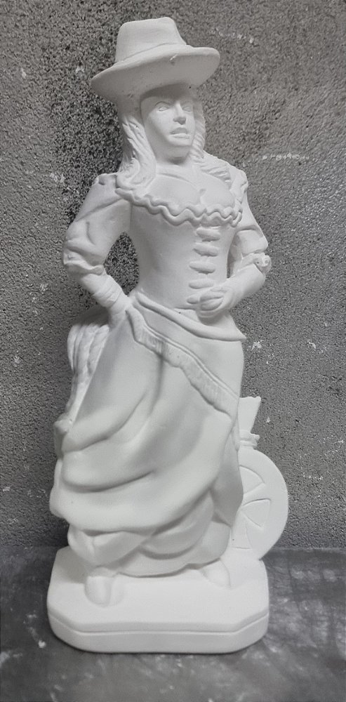 Boiadeira 30cm Gesso Cru