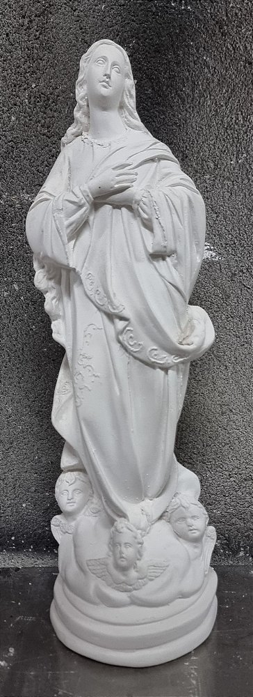 Nossa Senhora da Conceição 20cm Gesso Cru