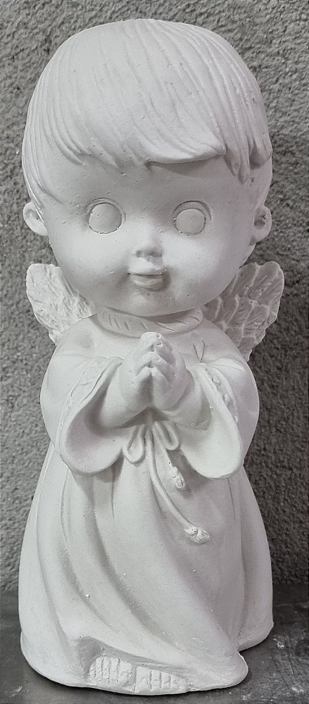 Anjinho 17cm Gesso Cru