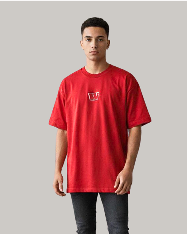 Camiseta Oversize DESPERTE - Vermelho
