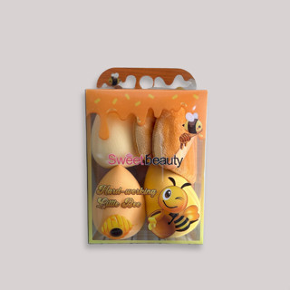 Kit 5 Esponjas de Maquiagem Little Bee - Cores Sortidas