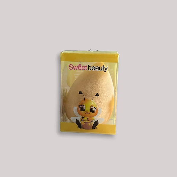 Esponja de Maquiagem Sweet Beauty Bee Gota Ultra Macia - Cores Sortidas