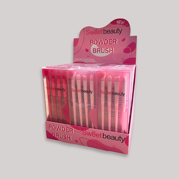 Box Kit 4 pinceis Rosa ou Pink
