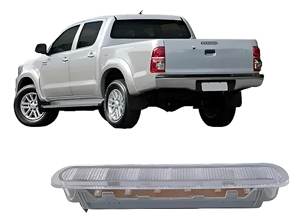 Break Light Tampa Traseira Toyota Hilux 2012 Á 2015 Cristal