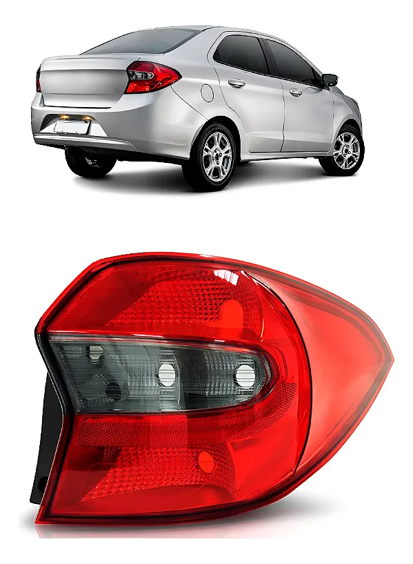 Lanterna Traseira Fume Ford Ka Sedan 2015 Á 2018 L/Direito