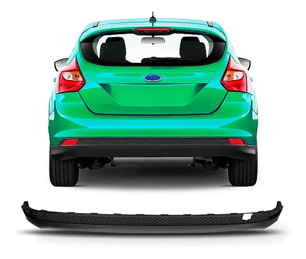 Spoiler Traseiro Ford Focus Hatch 2014 2015 Preto
