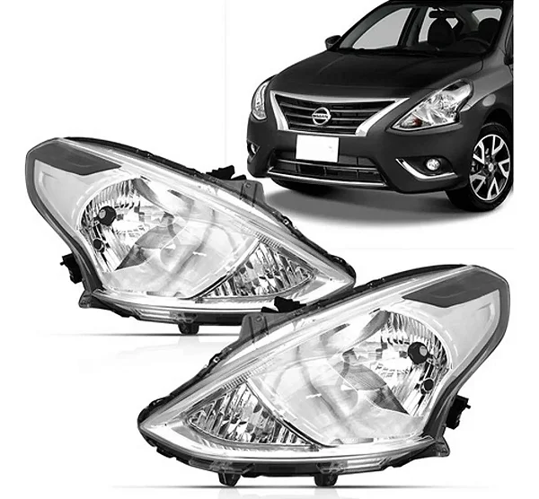 Farol Nissan Versa 2015 Á 2019