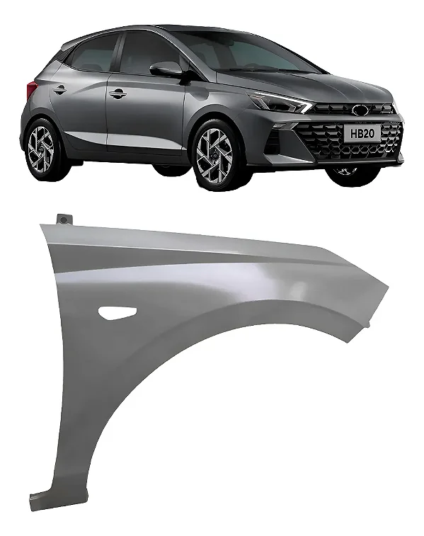 Paralama Hb20 2023 A 2024 Com Furo Pisca