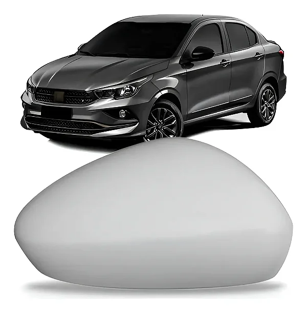 Capa Retrovisor Cronos 2017 A 2023 Primer S/ Furo Seta