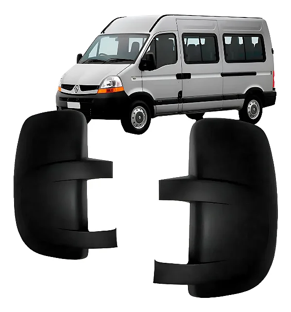 Capa Retrovisor Master Renault 2003 A 2012 Preto