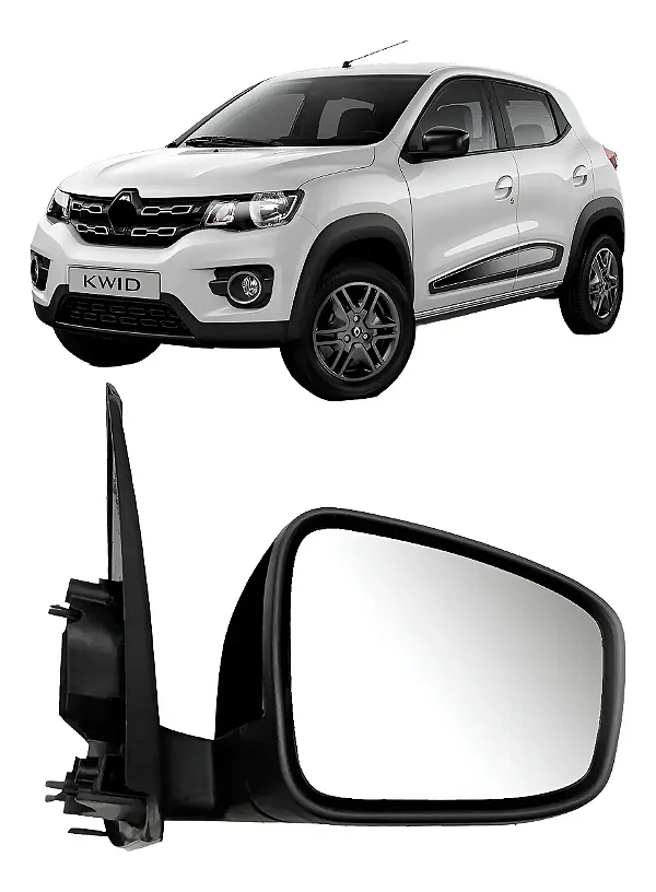 Retrovisor Kwid C/ Controle E Capa Texturizada 2017 A 2024