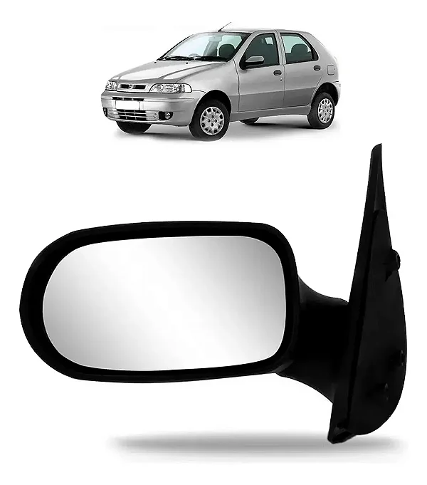 Retrovisor Siena Fire 4pts 2001 02 03 04 05 2006 S/ Controle
