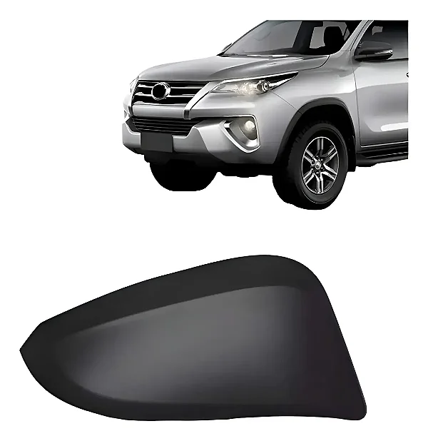 Capa Retrovisor Hilux 2016 A 2024 Preto Texturizado