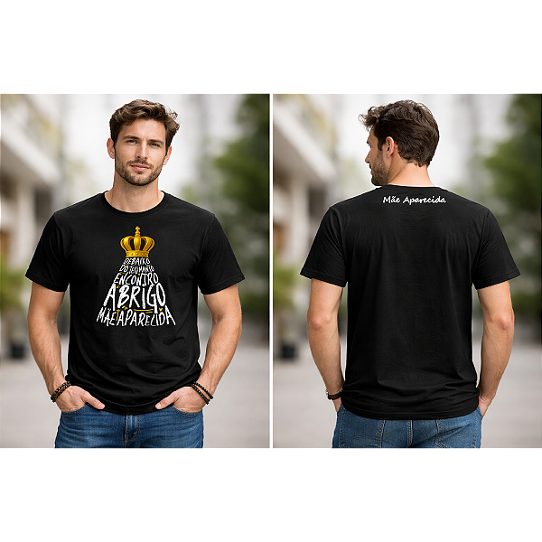 CAMISA 100% ALGODÃO "DEBAIXO DO TEU MANTO"