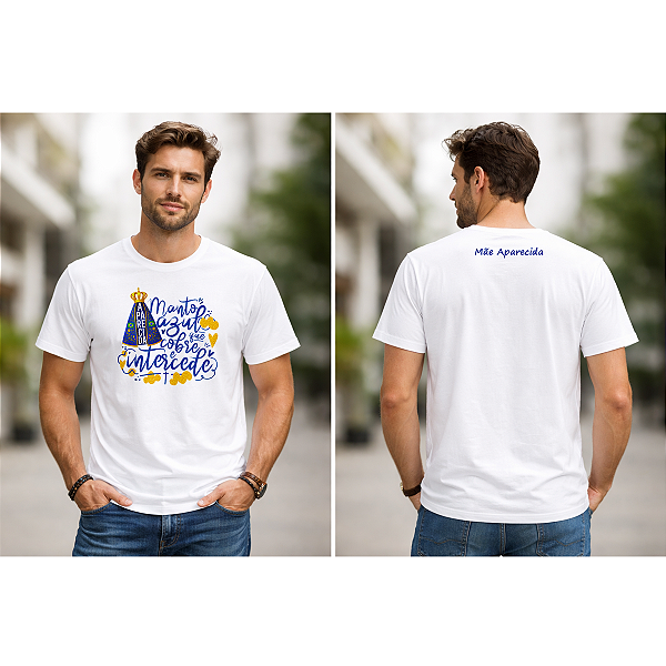 CAMISA 100% ALGODÃO "MANTO AZUL"