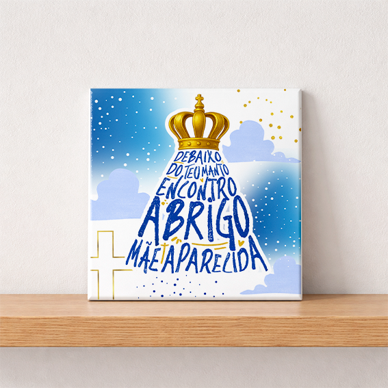 AZULEJO "DEBAIXO DO TEU MANTO"