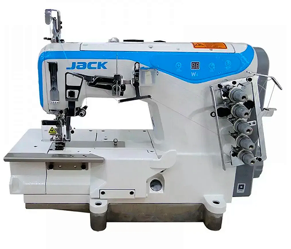 Galoneira Plana Direct Drive Jack W4D com 3 Agulhas