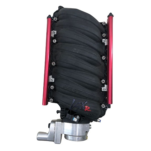 Coletor Admissão Fast Com Flautas GM V8 LSX Corpo Borboleta
