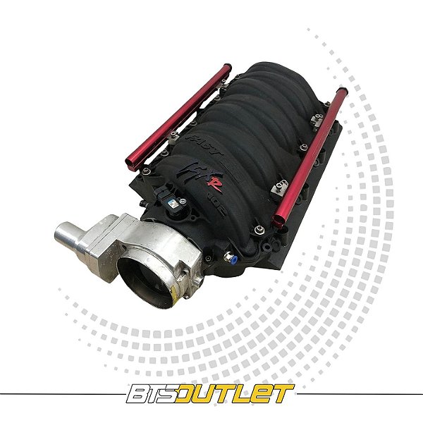 Coletor Admissão Fast Com Flautas GM V8 LSX Corpo Borboleta