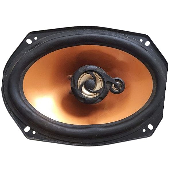 Alto-Falante Dourado PretoTR69BRAVOX 100w6X9"3Vias-(Par)