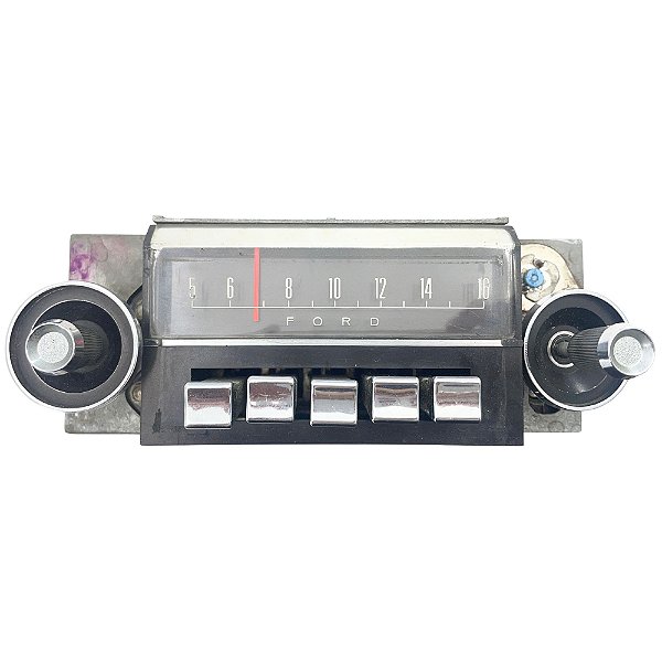 Rádio Retrô Chicote 5 Fios Frequência AM/FM Fomoco Orig Ford
