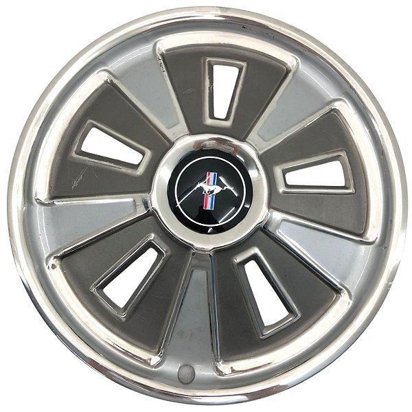 Calota Aro 14"Pol Em Alumínio Original Ford Mustang 67-68