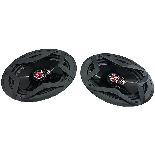 Alto Falante Triaxial Foxer 6x9 140w FZ.69T Preto (Par)