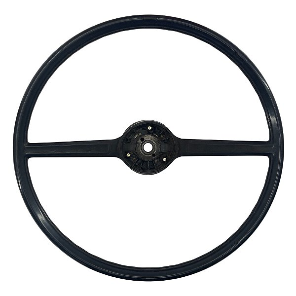 Volante Preto 2 Raios Poliuretano Original Ford Mustang-65-70