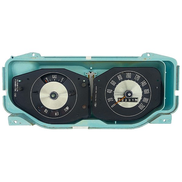 Painel Instrumento Azul Turquesa Original Ford Maverick-73+