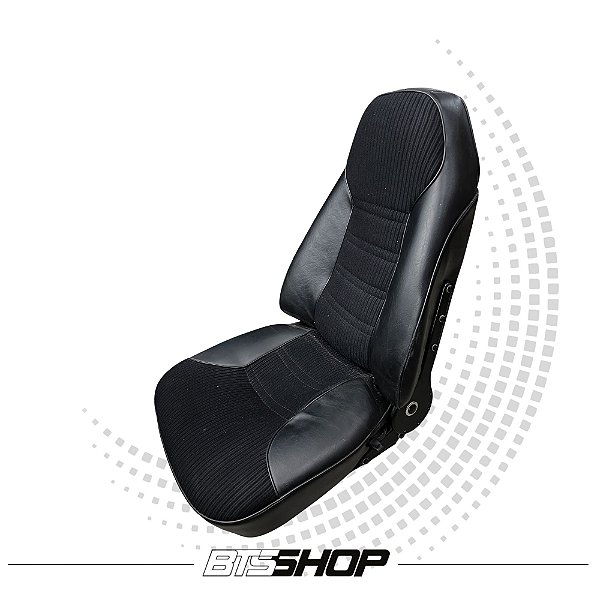 Banco Dianteiro Courvin Cotelê Preto Orig Puma GTB-73-74-(Par)