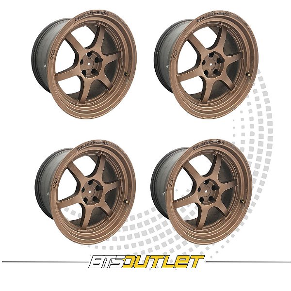 Rodas Aro 18 Tala 10.5 5x100 OffSet 15 Felgenwerks (Jogo)