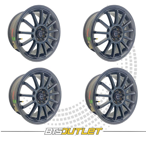 Roda Aro 17 Tala 8 OffSet 42 Multifuro 5X110 e 5X115 Focal (Jogo)