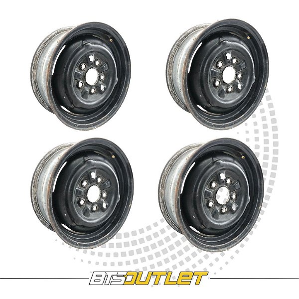 Roda Aro 14 Tala 5 5x114 Original GM Caravan Opala (Jogo)