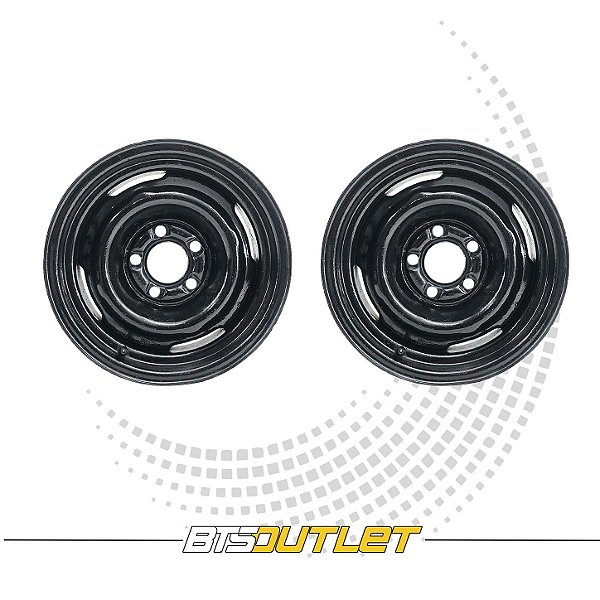 Roda Aro 14 Tala 5 5x114 Ferro Original Ford Maverick (Par)