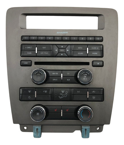 Painel Orig Controle Climatização Aux Rádio Ford Mustang 10-14