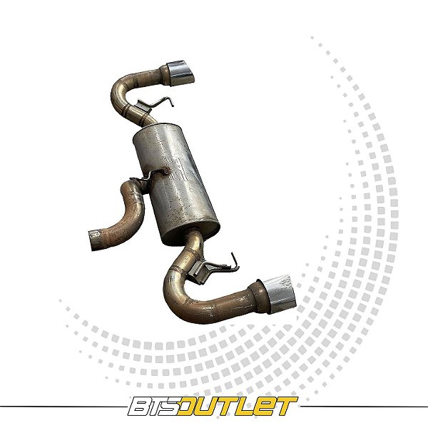 Abafador Bts 2,5" x 4" Ponteira 3 Saídas Bmw 320I 19-20