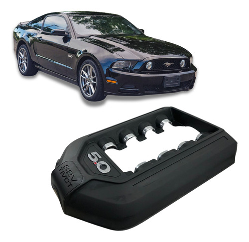 Tampa do Motor Sem Friso da Frente Ford Mustang Coyote 5.0 11 - 14