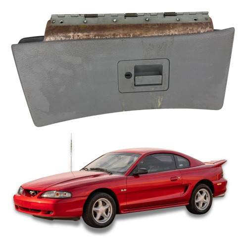 Tampa do Porta-luvas Ford Mustang 1994-1995 ( Cinza Escuro )