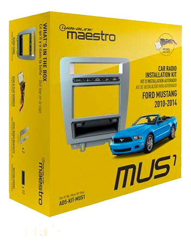 ACABAMENTO DO RÁDIO FORD MUSTANG 10-14 IDATALINK MAESTRO