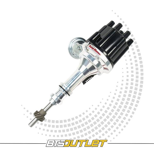 DISTRIBUIDOR PERTRONIX COM AVANÇO A VÁCUO FÊMEA FORD V8 351W (PRETO)