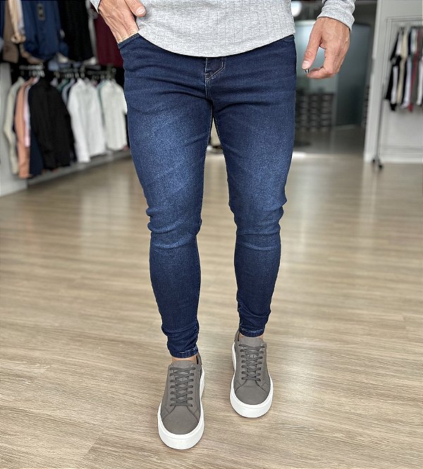 Calça Jeans Super Skinny Manchester - Moda Masculina